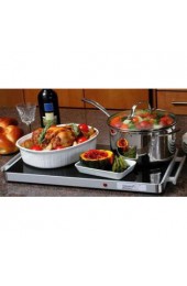 Large Deluxe Glass Warming Tray For Shabbat (24”x20”)