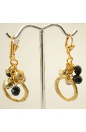 Black & Gold Earings