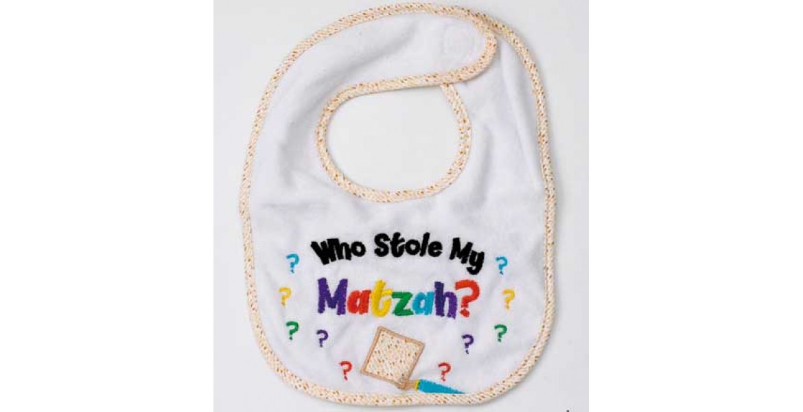 Who Stole My Matzah? Passover Bib