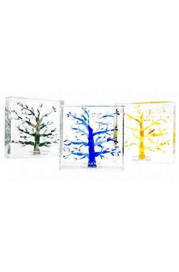 Lucite Tree of Life Wedding Glass