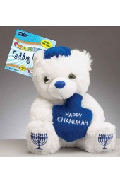 Chanukah Teddy Bear with Draydel