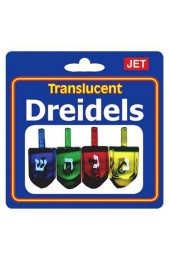 Translucent Plastic Dreidels(4)