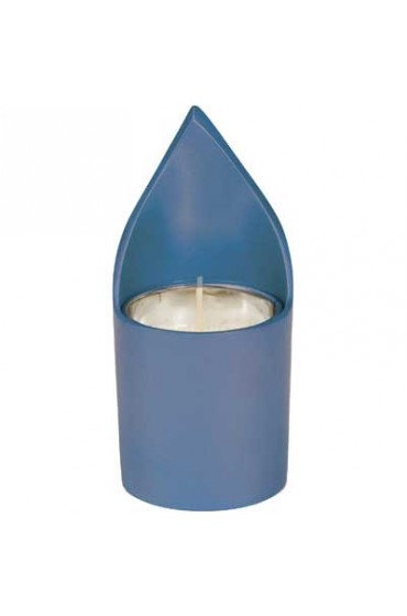 Anodize Aluminum Memorial Candle Holder - Blue