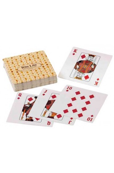 Matzah Shaped Passover Playing Cards