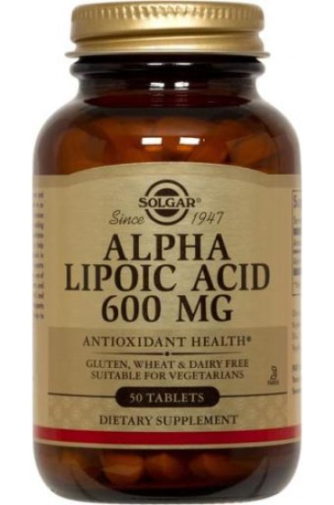 Alpha Lipoic Acid 600 mg Tablets  (50)