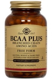 BCAA Plus Vegetable Capsules (Branched Chain Amino Acids)  (100)
