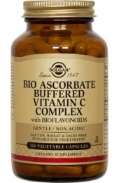 Bio Ascorbate Buffered Vitamin C Complex Vegetable Capsules  (100)