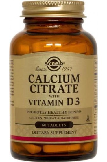 Calcium Citrate with Vitamin D3 Tablets (60)