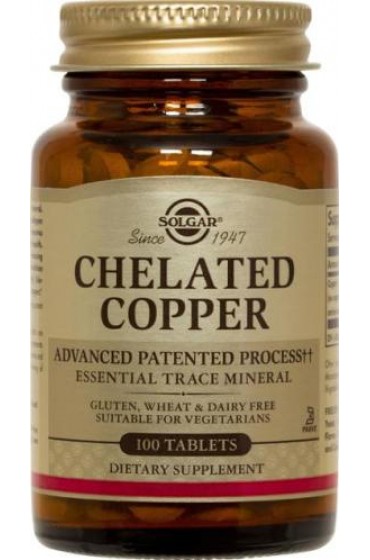 Chelated Copper Tablets**  (100)