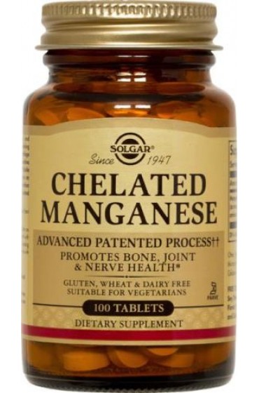 Chelated Manganese Tablets (100)