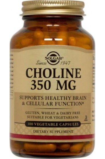 Choline 350 mg Vegetable Capsules (100)