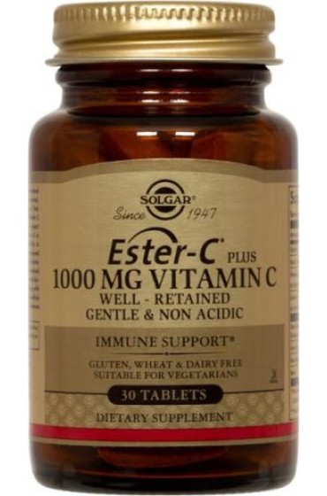Ester-C® Plus 1000 mg Vitamin C Tablets (Ester-C® Ascorbate Complex) (30)