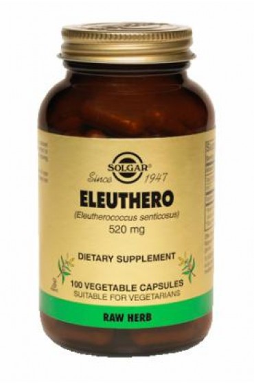 Eleuthero 520 mg Vegetable Capsules (100)