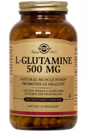 L-Glutamine 500 mg Vegetable Capsules (100)