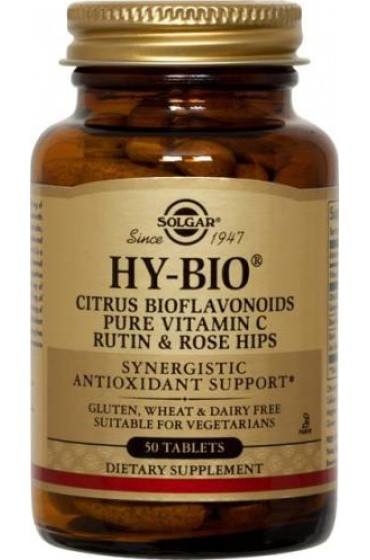 Hy-Bio® Tablets (500 mg Vitamin C with 500 mg Bioflavonoids)  (50)
