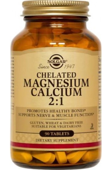 Chelated Magnesium Calcium 2:1 Tablets  (90)