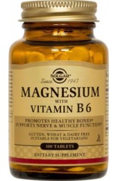 Magnesium with Vitamin B6 Tablets  (100)