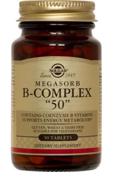 Megasorb B-Complex "50" Tablets (50)