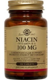 Niacin (Vitamin B3) 100 mg Tablets (100)