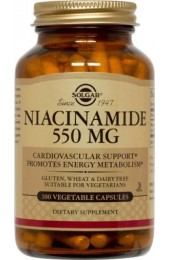 Niacinamide 550 mg Vegetable Capsules  (100)