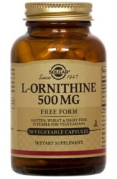 L-Ornithine 500 mg Vegetable Capsules  (100)