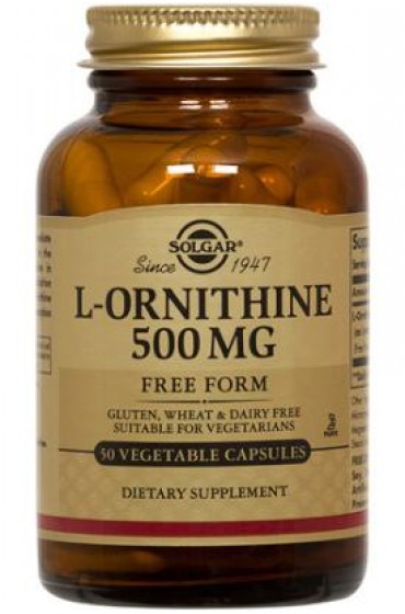L-Ornithine 500 mg Vegetable Capsules  (50)