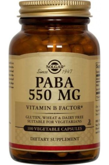 PABA 550 mg Vegetable Capsules  (100)