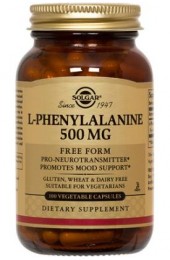 L-Phenylalanine 500 mg Vegetable Capsules  (100)