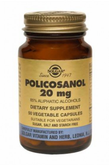 Policosanol 20 mg Vegetable Capsules  (50)
