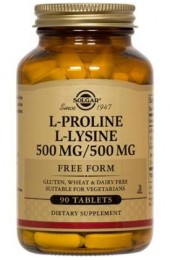 L-Proline/L-Lysine Tablets (500/500 mg)  (90)