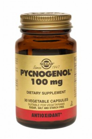 Pycnogenol® 100 mg Vegetable Capsules  (30)