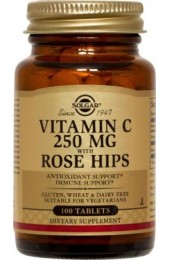 Vitamin C 250 mg with Rose Hips Tablets  (100)