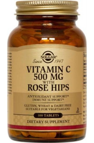 Vitamin C 500 mg with Rose Hips Tablets  (100)
