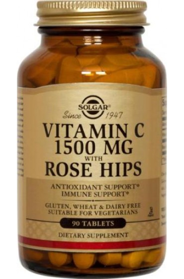 Vitamin C 1500 mg with Rose Hips Tablets  (90)