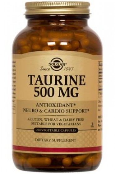 Taurine 500 mg Vegetable Capsules  (100)