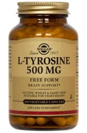 L-Tyrosine 500 mg Vegetable Capsules  (100)