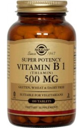 Vitamin B1 (Thiamin) 500 mg Tablets (100)