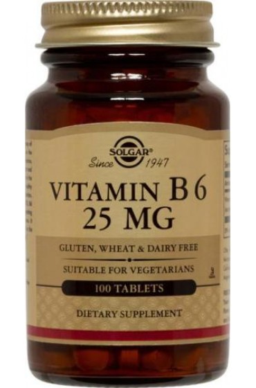 Vitamin B6 25 mg Tablets  (100)