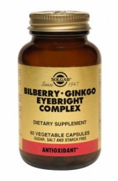 Bilberry Ginkgo Eyebright Complex Vegetable Capsules (60)