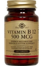 Vitamin B12 500 mcg Tablets  (100)
