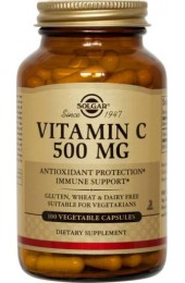 Vitamin C 500 mg Vegetable Capsules  (100)