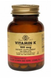 Vitamin K 100 mcg Tablets (100)