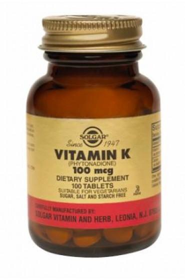 Vitamin K 100 mcg Tablets (250)
