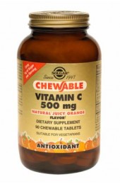 Vitamin C 500 mg Chewable Tablets - Orange Flavor (90)