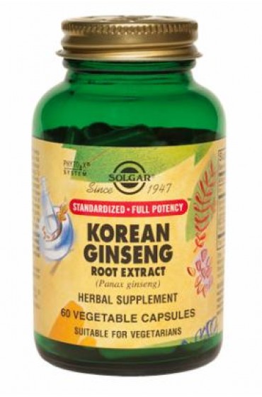 SFP Korean Ginseng Root Extract Vegetable Capsules (60)