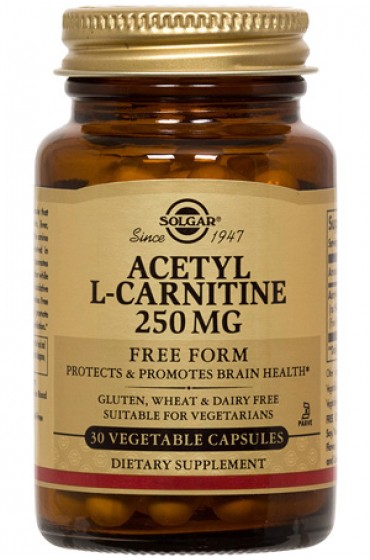 Acetyl L-Carnitine 250 mg Vegetable Capsules  (30)
